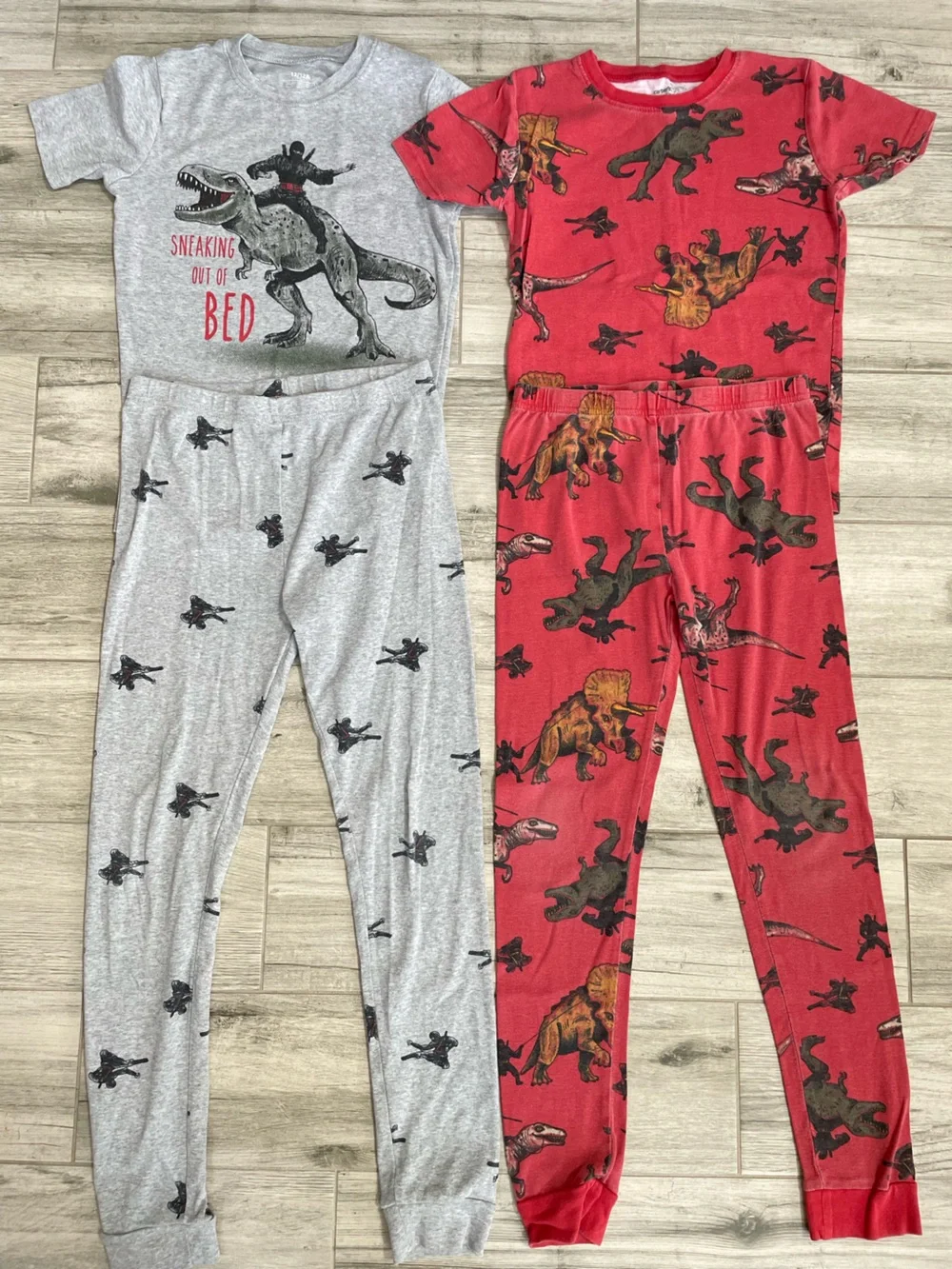 Carter's Kids Multi-Color Assorted Short-Sleeve Pajama Set Lot